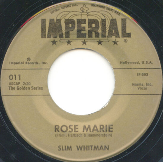 Slim Whitman - Secret Love / Rose Marie