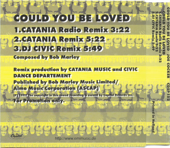 Joe Cocker - Could You Be Loved (Remix)
