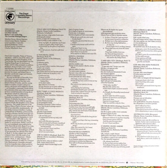 Carlo Gesualdo - Madrigals And Sacred Music