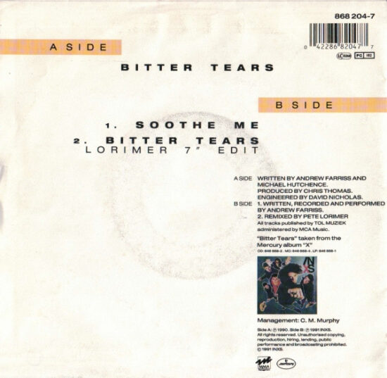 INXS - Bitter Tears