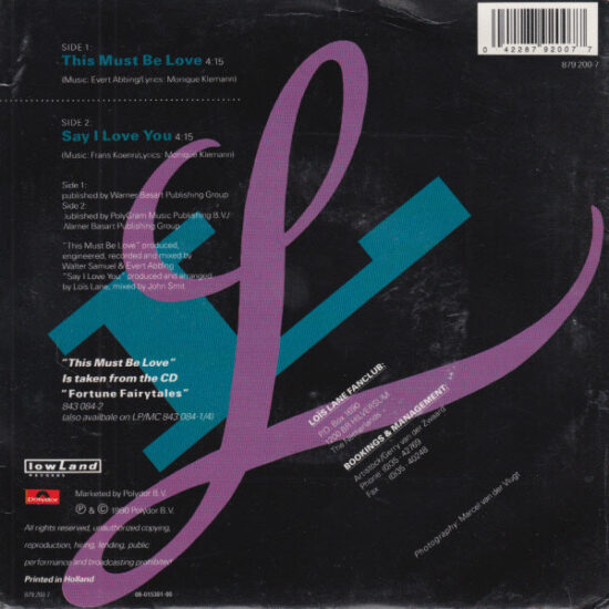 Loïs Lane - This Must Be Love