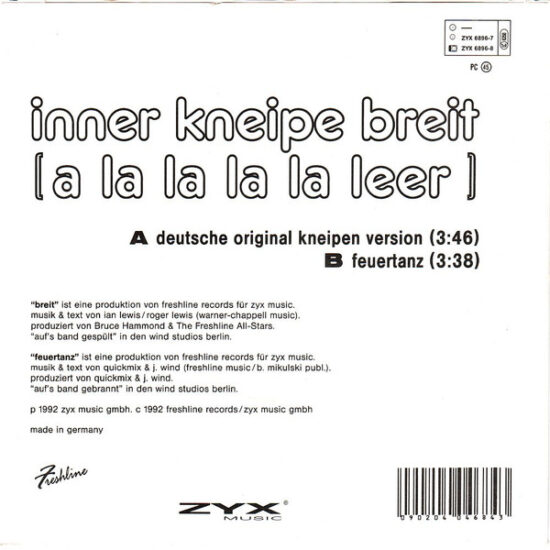 Inner Kneipe - Breit (A La La La La Leer)