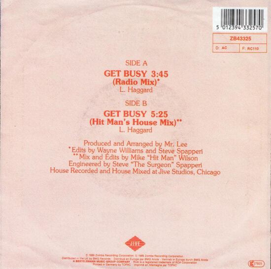 Mr. Lee - Get Busy