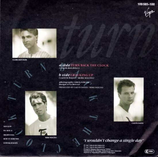 Johnny Hates Jazz - Turn Back The Clock