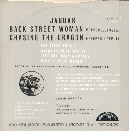 Jaguar (6) - Back Street Woman