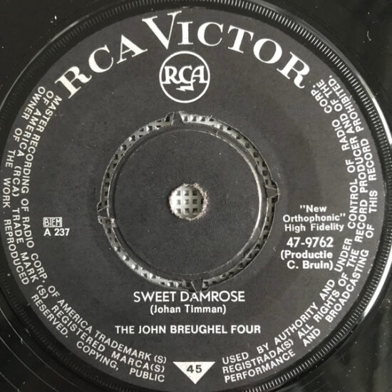The John Breughel Four - Sweet Damrose / I Love A Girl In A Dream
