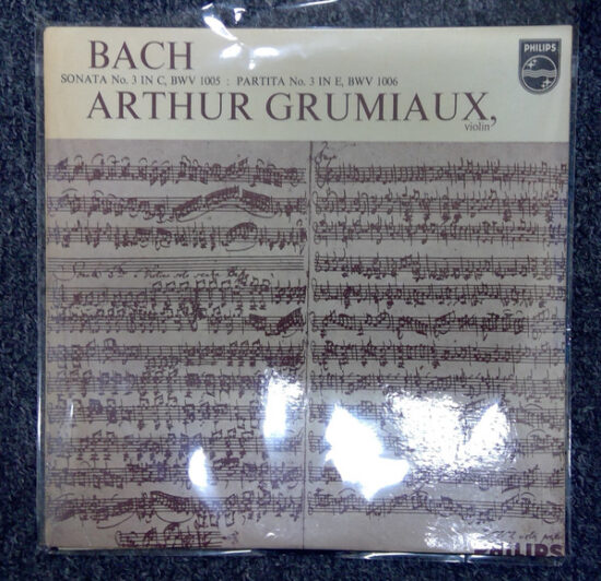 Johann Sebastian Bach - Sonatas And Partitas For Solo Violin - Third Record