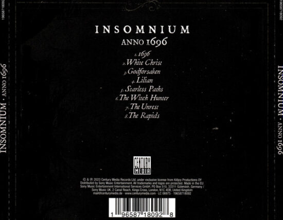 Insomnium - Anno 1696